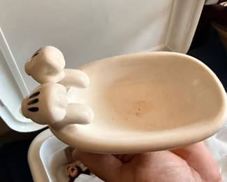 Vintage Mickey Mouse Soap Dish