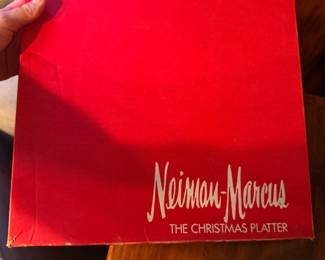 Vintage Neiman-Marcus Christmas Platter