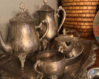 Very Nice Silverplate Serving Set
