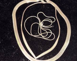 Sterling necklaces
