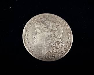 1889 New Orleans Morgan, silver dollar