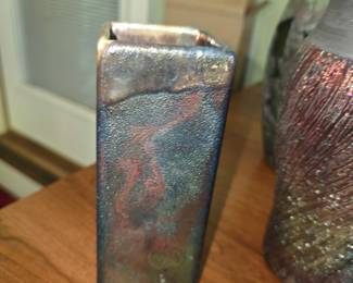 Raku Vase