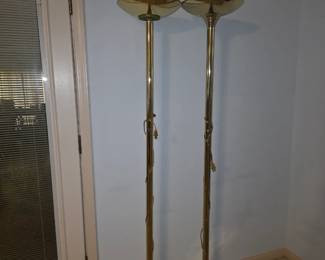 brass floor lamps