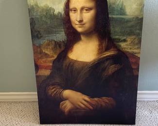 LARGE MONA LISA PRINT