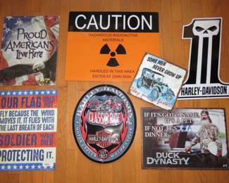 Patriotic & Motorcycle-Duck Dynasty Metal Signs