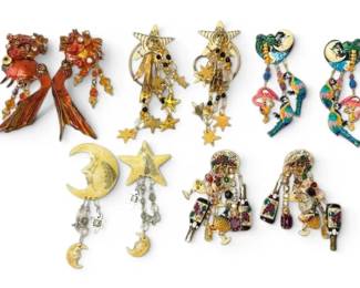 Lunch At The Ritz Statement Earrings