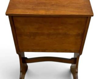 Wood Standing Sewing Box With 2 Storage Compartments