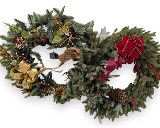 Two Winter Wreaths