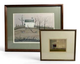 Roger Haas Framed Watercolor Prints