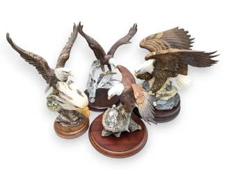 Porcelain Bald Eagles By Andrea More