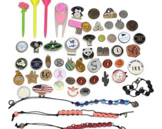 Golf Visor Clips Golf Ball Markers
