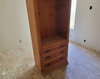 Lighted bookshelf $175