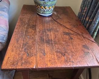 Antique Pine Farmhouse Table B