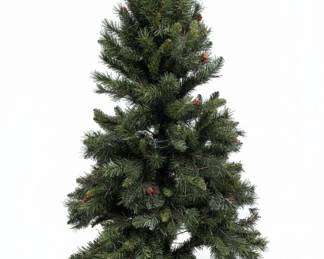 Artificial Christmas Tree with Pinecones