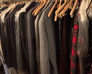 Assorted Mens Clothing Blazers, Jackets, and Pants