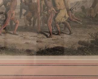 Large Crowd of Native Americans Play Lacrosse Print second image