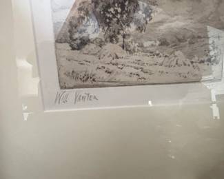 Will Vawter Landscape Etching
