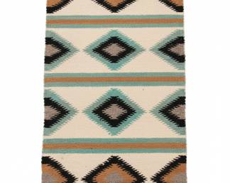 Navajo Style Diamond Pattern Runner Rug