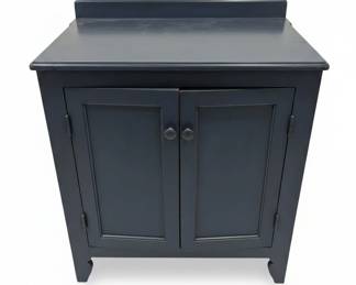 Navy Blue TwoDoor Cabinet