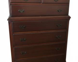 Mahogany Highboy Chest of Drawers
