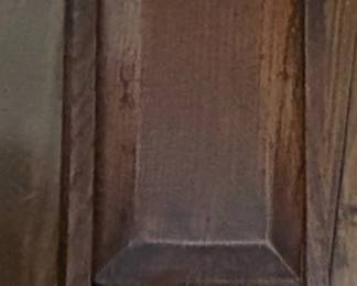 Wooden Candle Holder with Candles
