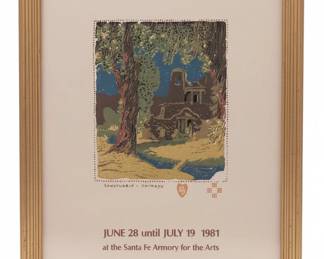Gustave Baumann Centennial Exhibition Poster