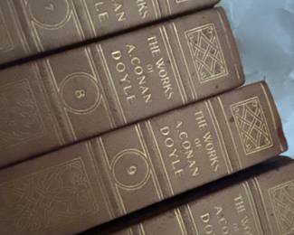 The Works of A. Conan Doyle Leather Bound Books
