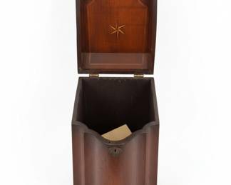 Antique Mahogany Knife Box