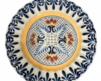 Traditions Ltd Hand Painted Ceramic Plates Talavera Style second image