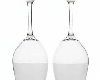 Set of Crystal Wine Glasses