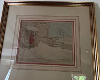 Currier Ives The First Snow