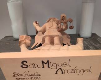 San Miguel Arcngel Wood Carving