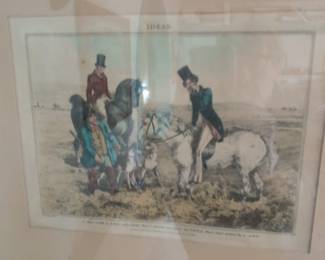 Print titled IDEAS featuring a hunting scene after J.F. Herring second image
