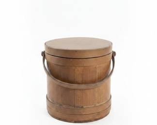 Wooden Firkin Sugar Bucket