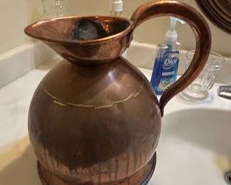 Antique Copper Haystack Measure Jug