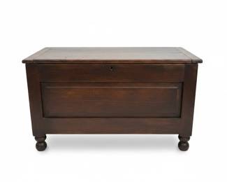 Antique Oak Coffer Blanket Chest