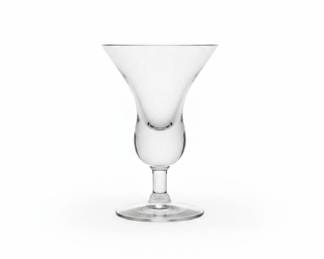 Clear Glass Footed Compote or Dessert Bowl second image