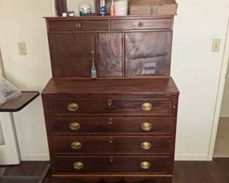 Mahogany Federal Style Butlers Desk