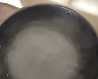 Unidentified Black Metal Bowl