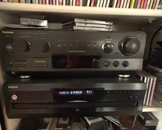 Technics SAAX AV Control Receiver and Integra CD Player