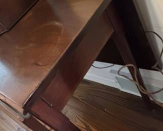 Antique Sheraton Drop Leaf Dining Table