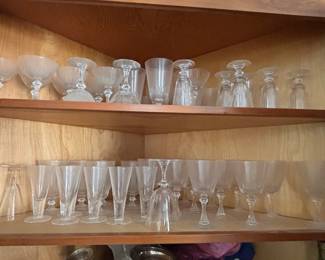 Vintage Fostoria American Pattern Glassware Set