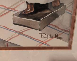Paul L. Nain Watercolor Painting second image