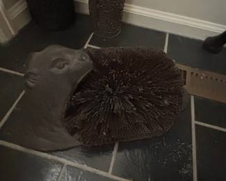 Cast Iron Hedgehog Boot Scraper