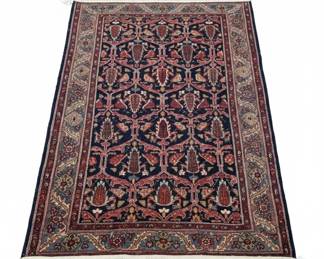 Antique Persian Sarough Farahan Rug