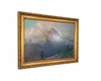 Mountain Landscape Oil Painting