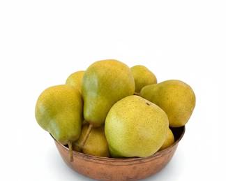 Copper Bowl with Pears