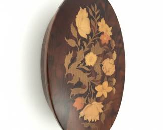 Vintage Sorrento Italian Inlaid Wood Jewelry Box