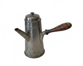 th Century Copper Coffee Pot with Wooden Handle