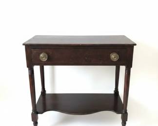 Antique Mahogany Occasional Table with Drawer
